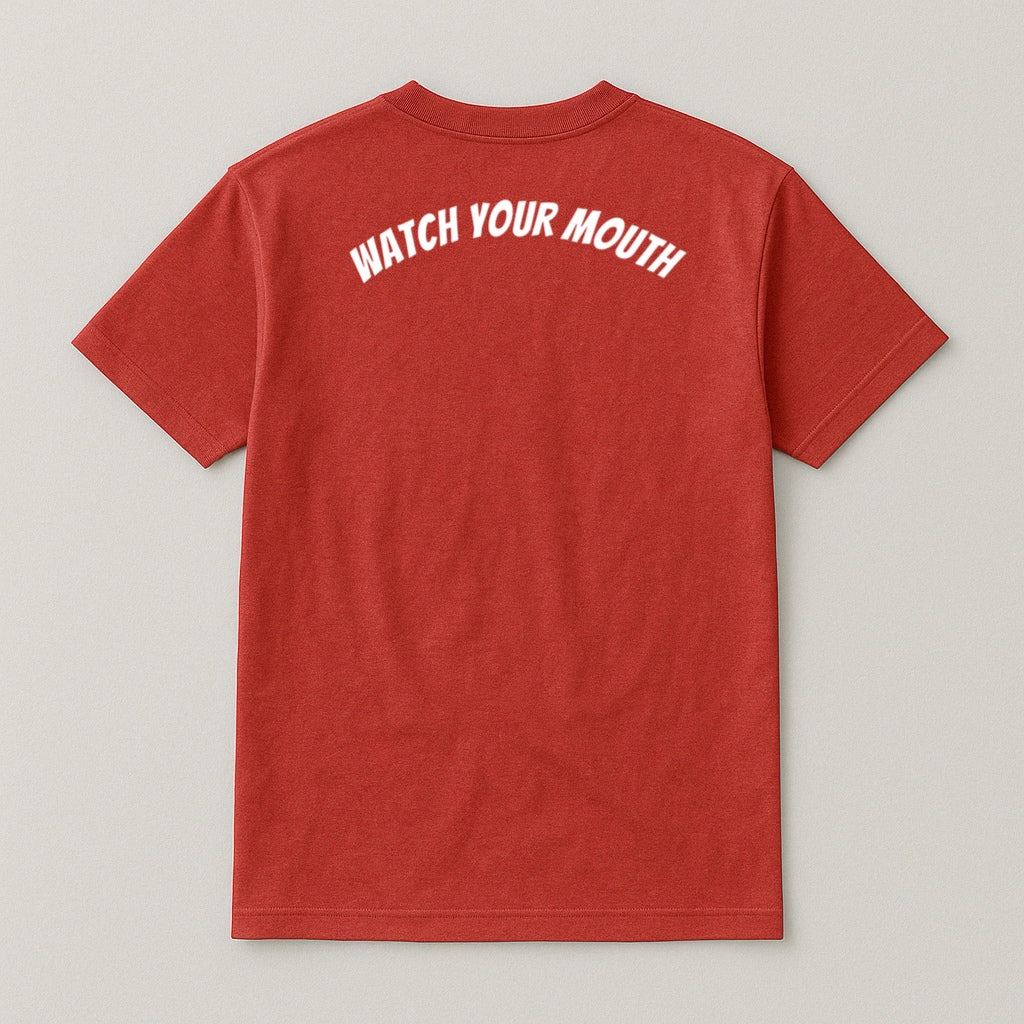 RED "I'M 40" T-SHIRT w/ White logo
