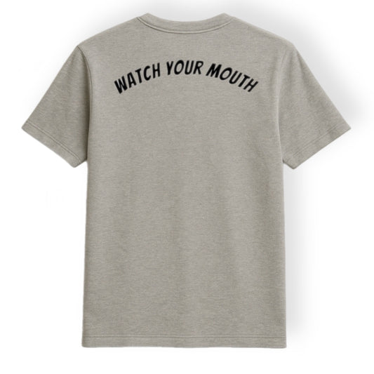 "I'M 40" T-SHIRT Heather GRAY w/ BLACK logo